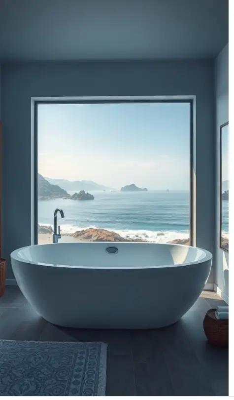 10 Earthy Blue Bathroom Ideas for a Calm, Coastal Vibe