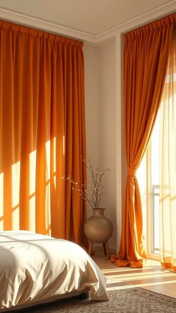 10 Earthy Bedroom Ideas in Burnt Orange for a Warm, Inviting Glow
