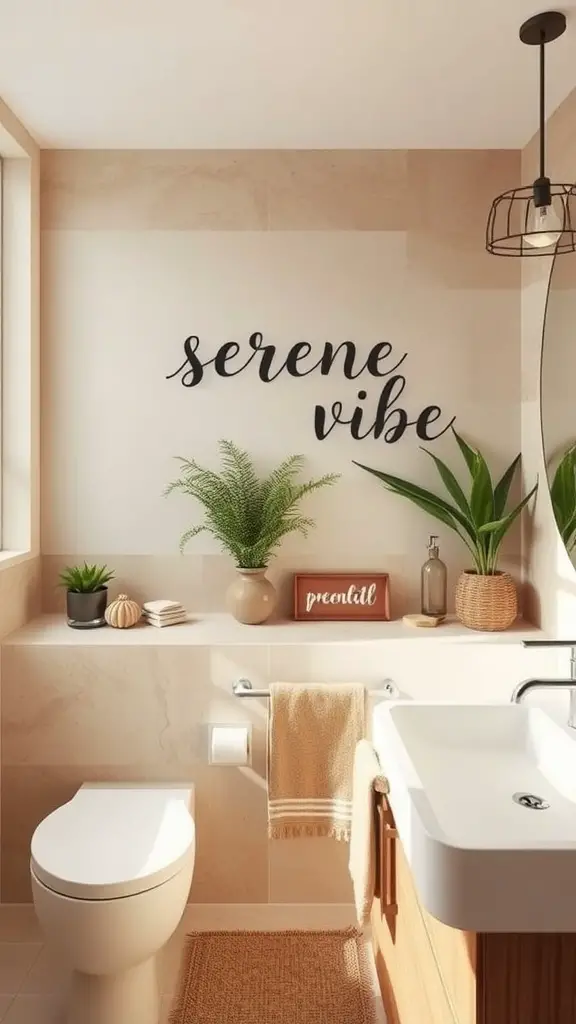 11 Earthy Bathroom Ideas That Bring the Outdoors In (With Plants!)